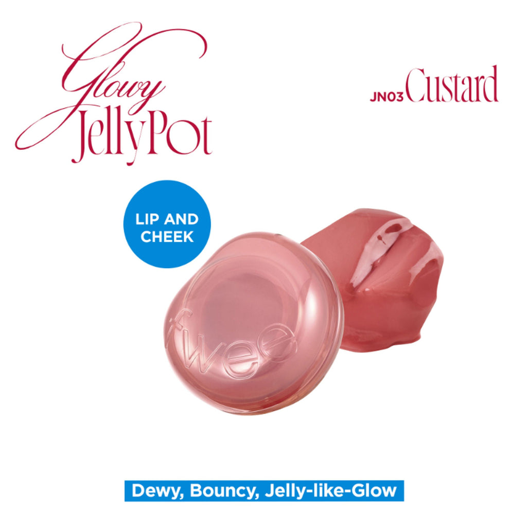 fwee Lip&Cheek Glowy Jelly Pot - JN03 Custard | Grocsy