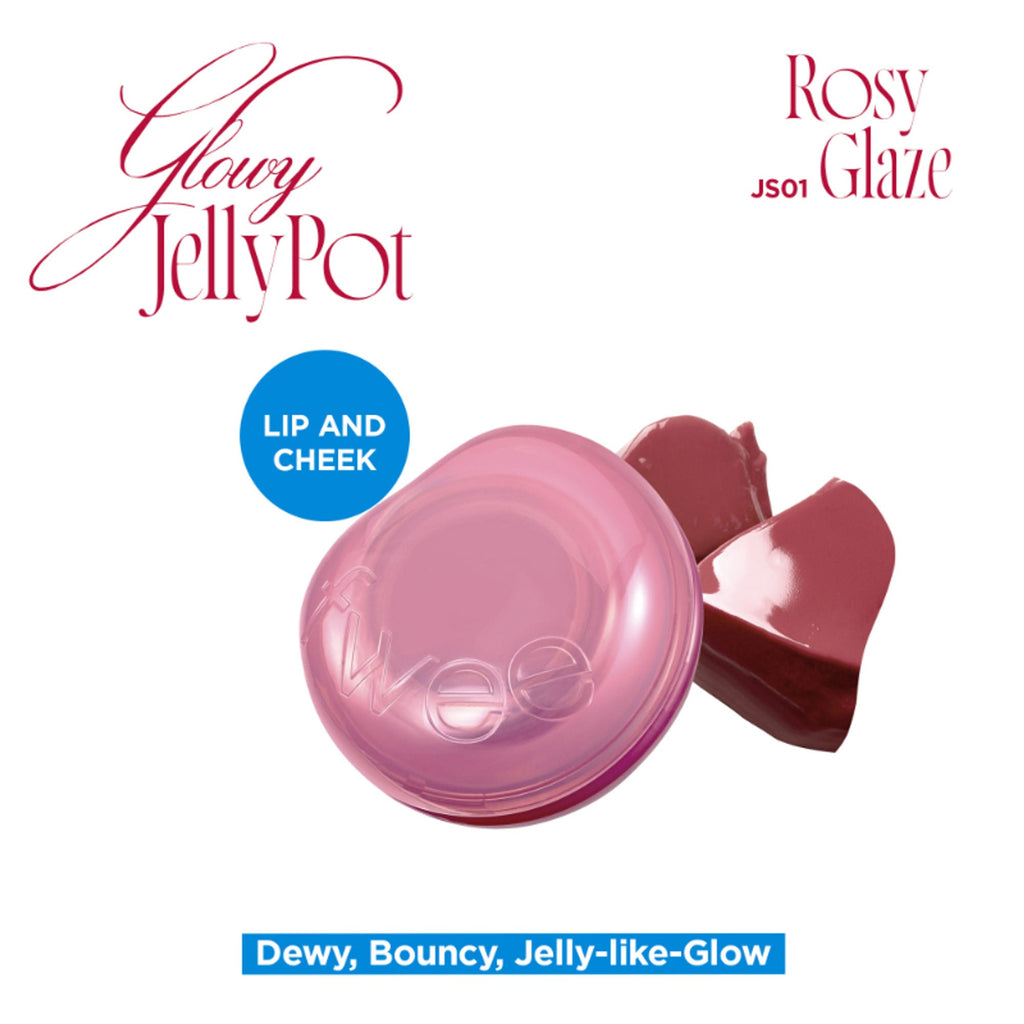 fwee Lip&Cheek Glowy Jelly Pot - JS01 Rosy Glaze | Grocsy