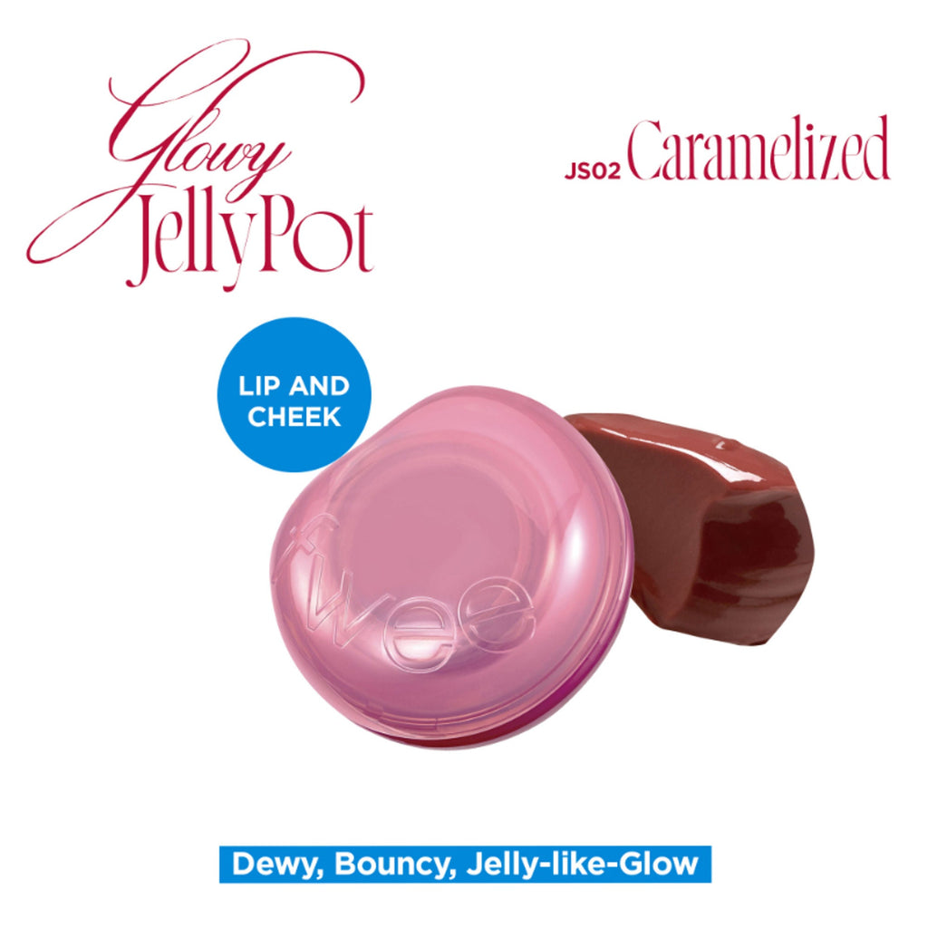 fwee Lip&Cheek Glowy Jelly Pot - JS02 Caramelized | Grocsy