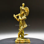 Divine Grace: Krishna Standing Brass Idol - Bringing the Spiritual Presence of Krishna | Grocsy