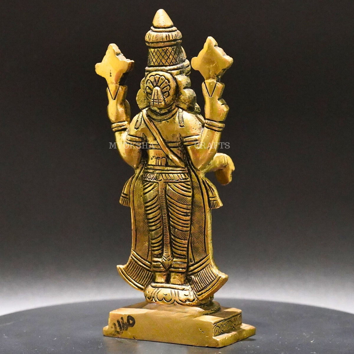 Brass Venkatramana Statue - Divine Blessings for Homes | Grocsy