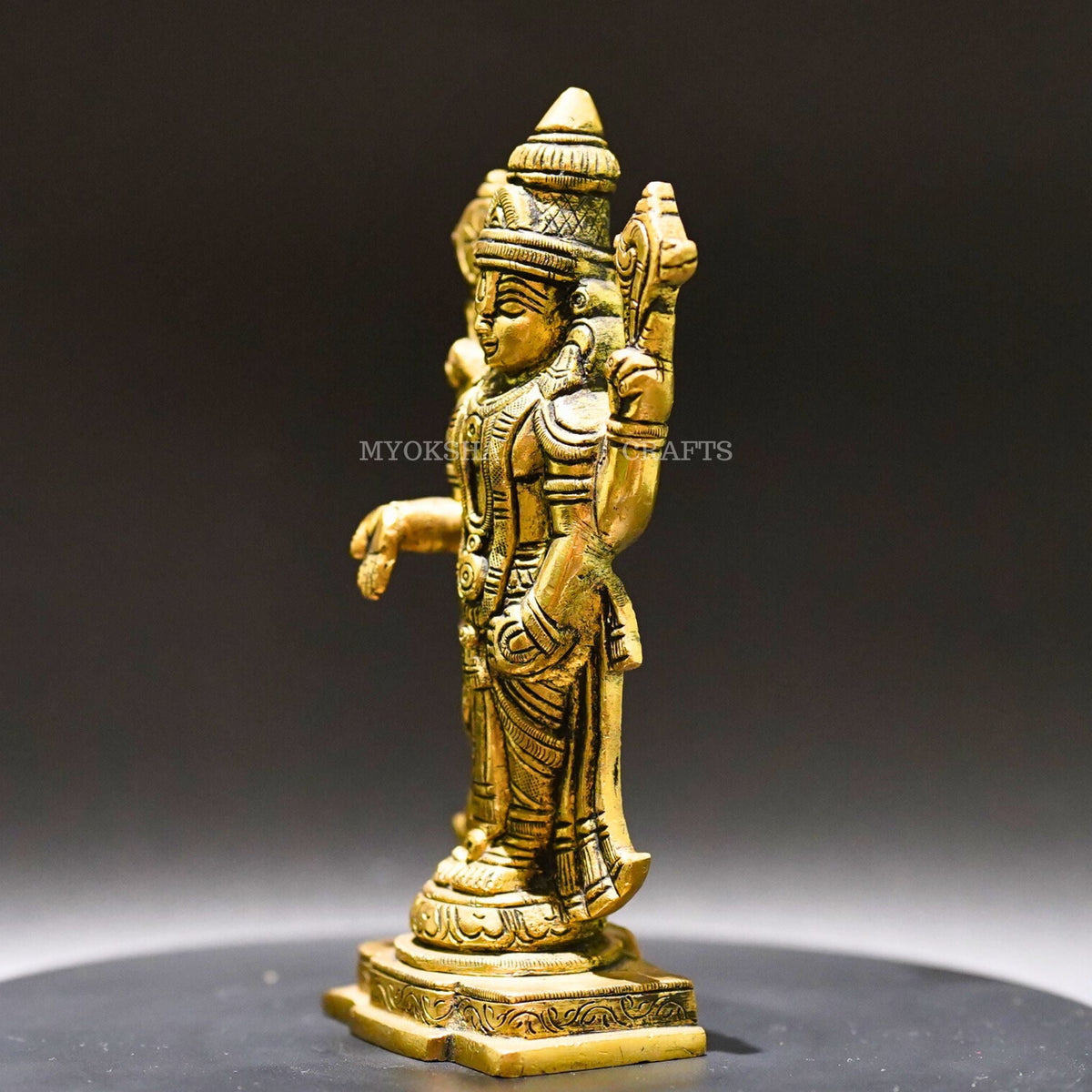 Brass Venkatramana Statue - Divine Blessings for Homes | Grocsy