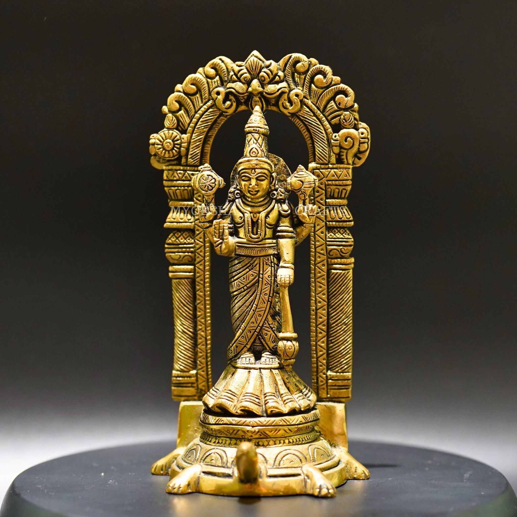 Brass Kurma Statue - Divine Protection for Seekers | Grocsy