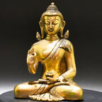 Brass Sitting Buddha Statue - Embrace Inner Peace | Grocsy
