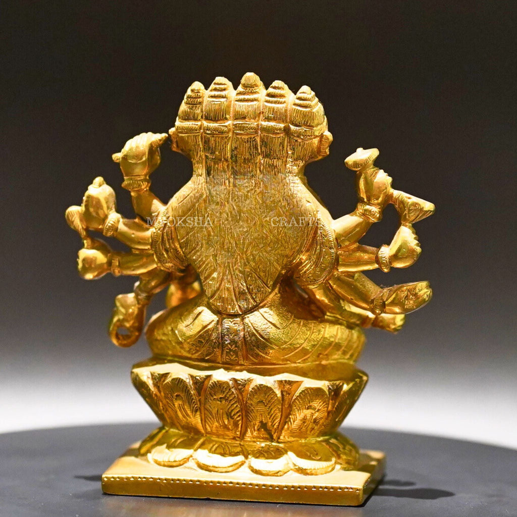 Brass Devi - Goddess of Power and Devotion | Grocsy