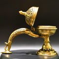 Brass Dhoop Dhan - Divine Offering for Ritualistic Fragrance and Purification | Grocsy