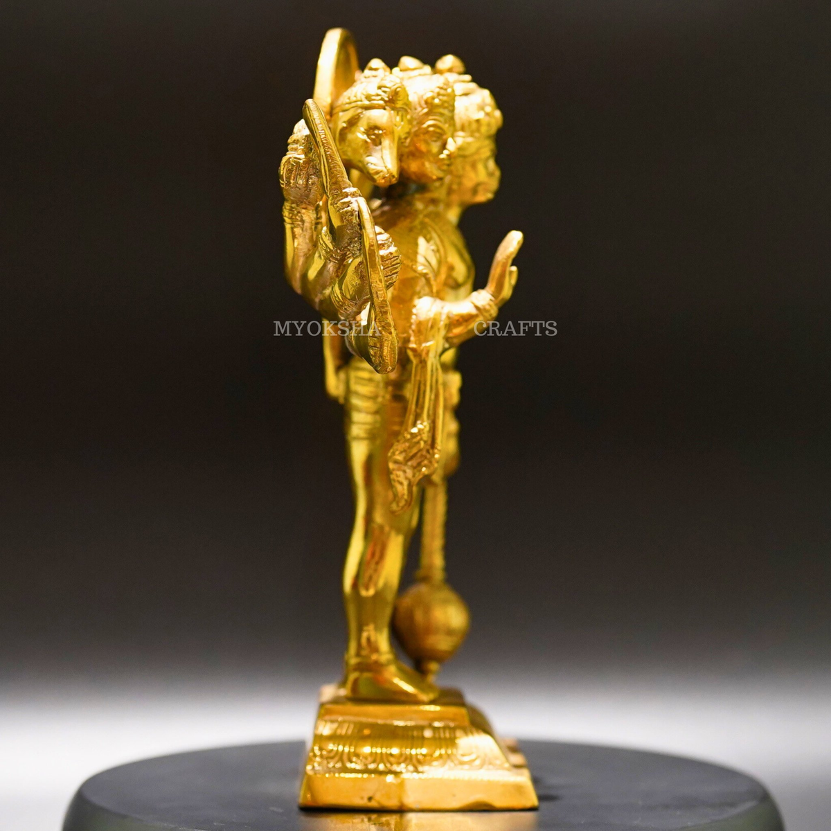 Brass Panchmukhi Hanuman - Powerful Symbol of Strength and Devotion | Grocsy