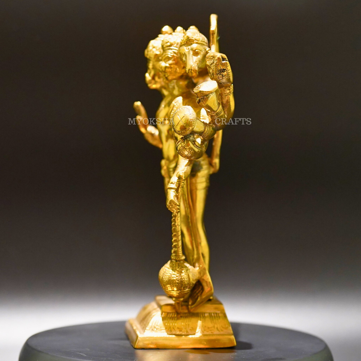 Brass Panchmukhi Hanuman - Powerful Symbol of Strength and Devotion | Grocsy