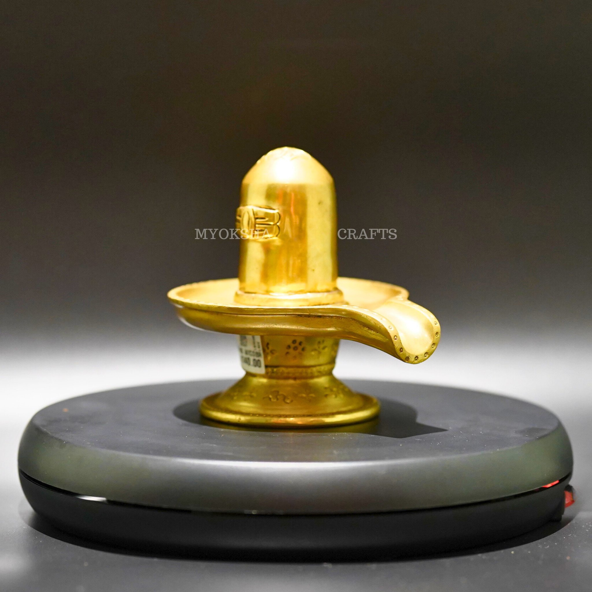 Brass Shivling - Sacred Symbol of Lord Shiva's Cosmic Energy | Grocsy