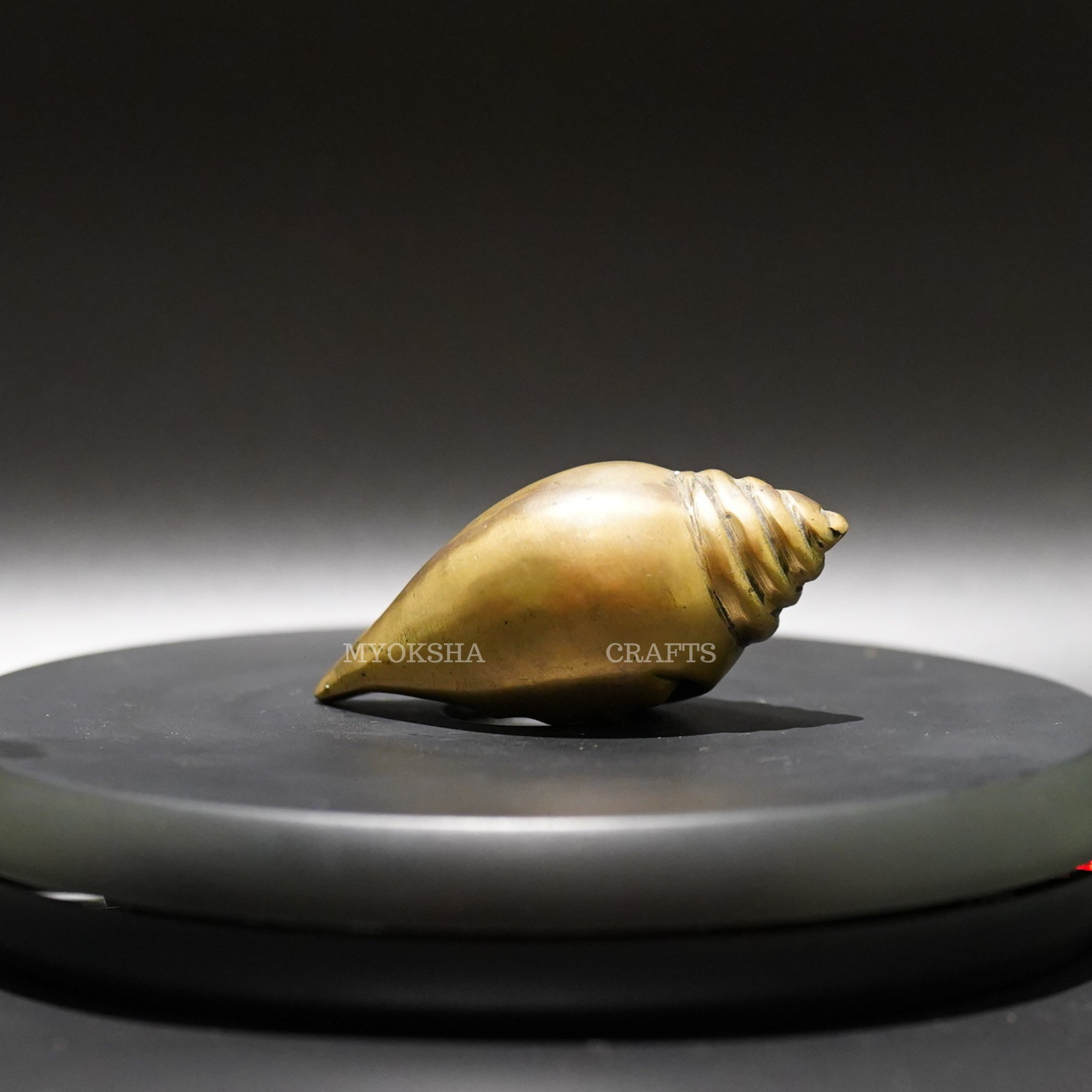 Brass Shankha - Divine Conch Shell for Spiritual Ceremonies and Blessings | Grocsy