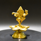Brass Ganesha Deepa | Grocsy