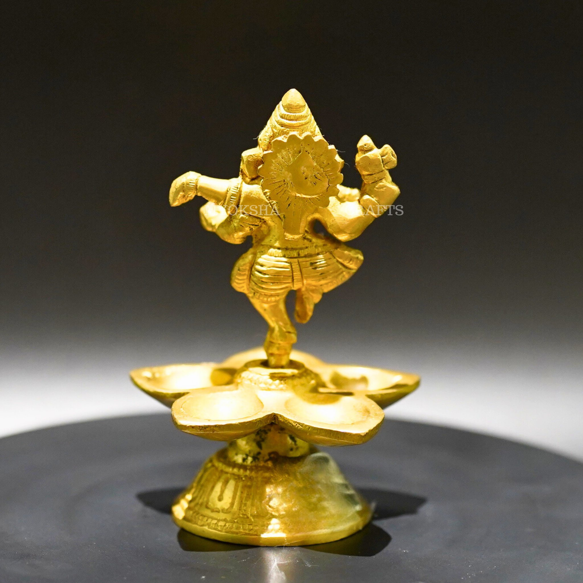 Brass Ganesha Deepa | Grocsy