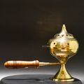Brass Dhoop Dan - Divine Fragrance for Spiritual Seekers | Grocsy
