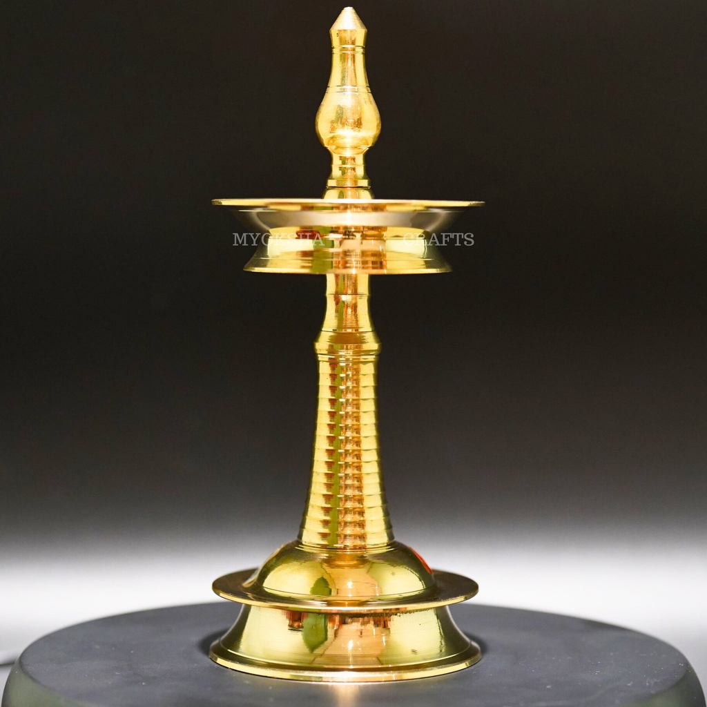 Brass Kerala Deepa - Traditional Illumination for Homes | Grocsy