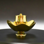 Brass Lotus Agarbatti Stand - Divine Fragrance and Serenity for Homes | Grocsy