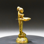 Brass Malli Deepa - Divine Illumination for Spiritual Seekers