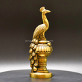 Brass Peacock Idol - Sacred Symbol of Beauty and Grace | Grocsy