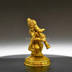 Ganesha Playing Shehnai Brass Idol - Invoking Prosperity and Harmony in Your Home | Grocsy