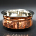 Copper Fusion: Copper Bottom Stainless Steel Handi - Unite Tradition and Modernity for Exquisite Cooking | Grocsy