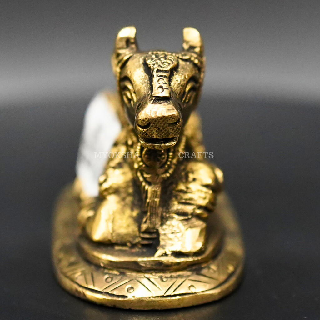 Brass Nandi Idol | Grocsy