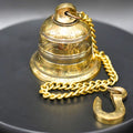 Nostalgic Echoes Antique Hanging Bell: Vintage Delight for Homes | Grocsy