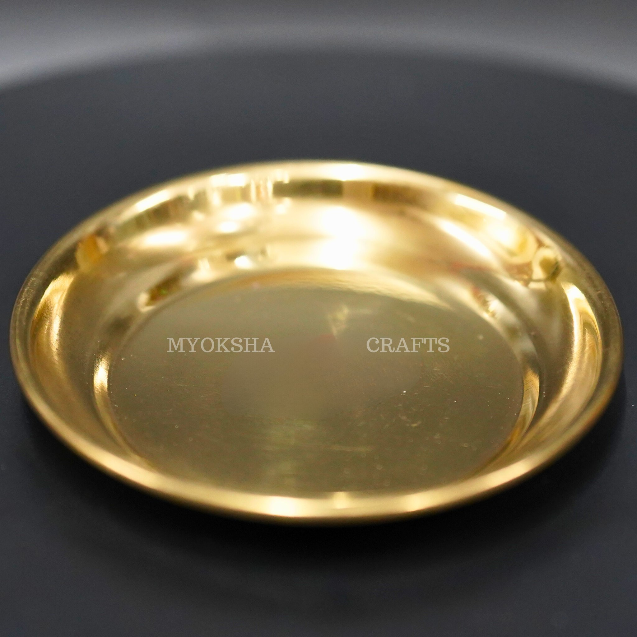Brass Pooja Plate: Embrace Divine Rituals with Elegance | Grocsy
