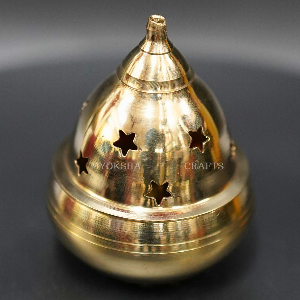 Brass Kuber Goblet: Embrace Prosperity and Elegance | Grocsy
