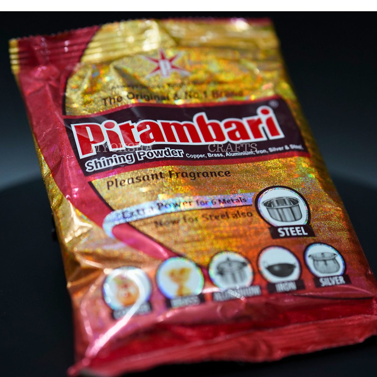 Pitambari Shining Powder: Ultimate Detergent for Six Types of Metals | Grocsy