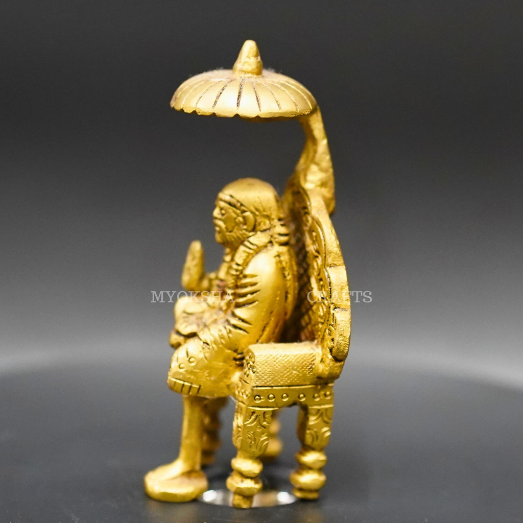 Brass Simhasan Sai Baba: A Divine Treasure for Your Homes | Grocsy