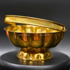 Brass Flower Basket: Elegant Floral Arrangement for Your Home | Grocsy