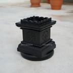 Tulsi Pot made of Black Stone (Krishnashila) | Grocsy