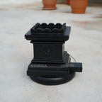 Tulsi Pot made of Black Stone (Krishnashila) | Grocsy