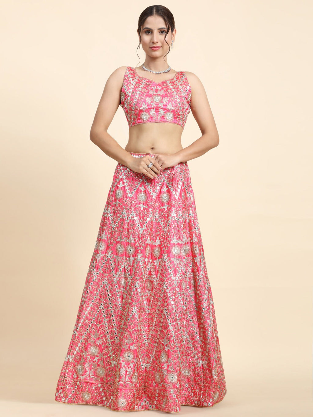 Lehenga Mart Glamorous Designer Lehenga Choli for Bridal and Bridesmaids Wedding Wear Choli | Grocsy