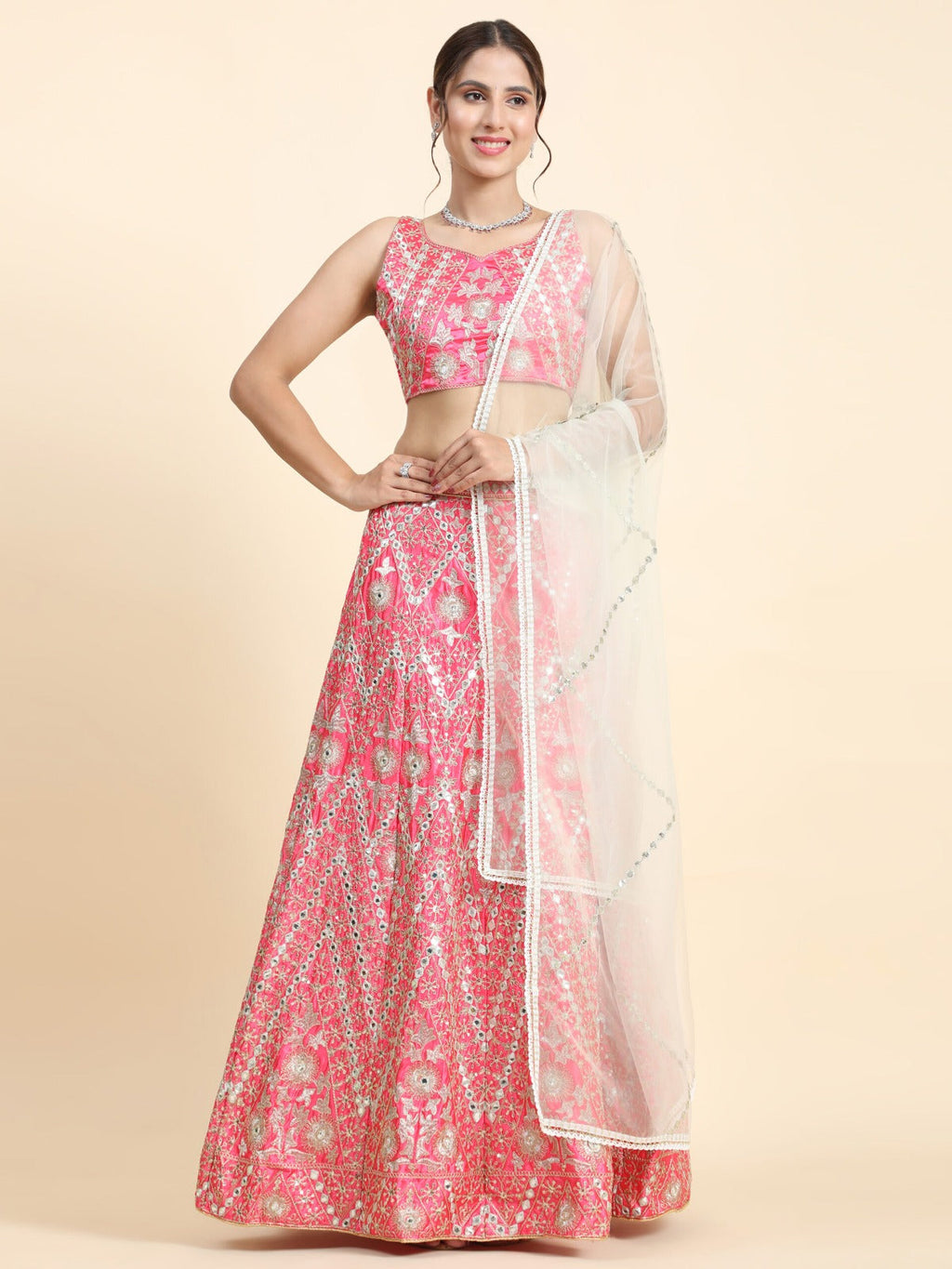 Lehenga Mart Glamorous Designer Lehenga Choli for Bridal and Bridesmaids Wedding Wear Choli | Grocsy