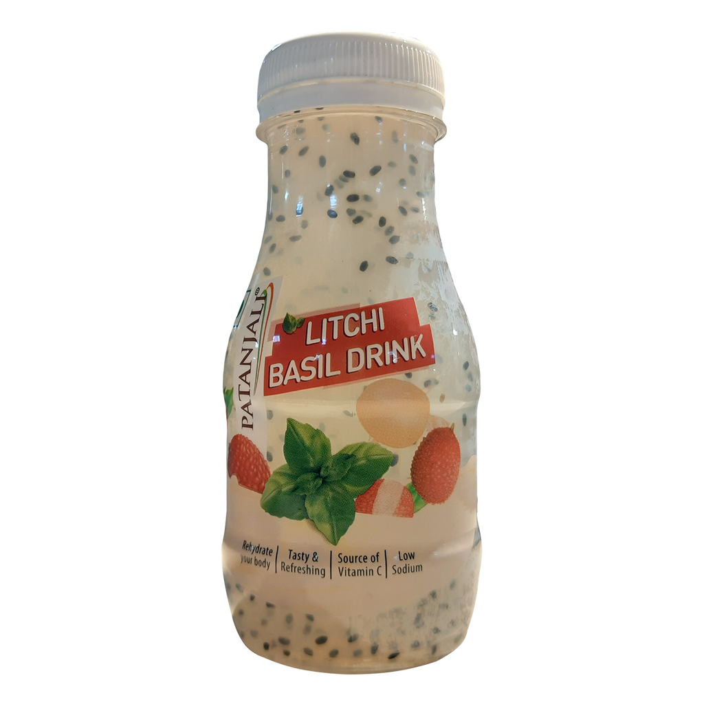 Patanjali Litchi Basil Drink | Grocsy