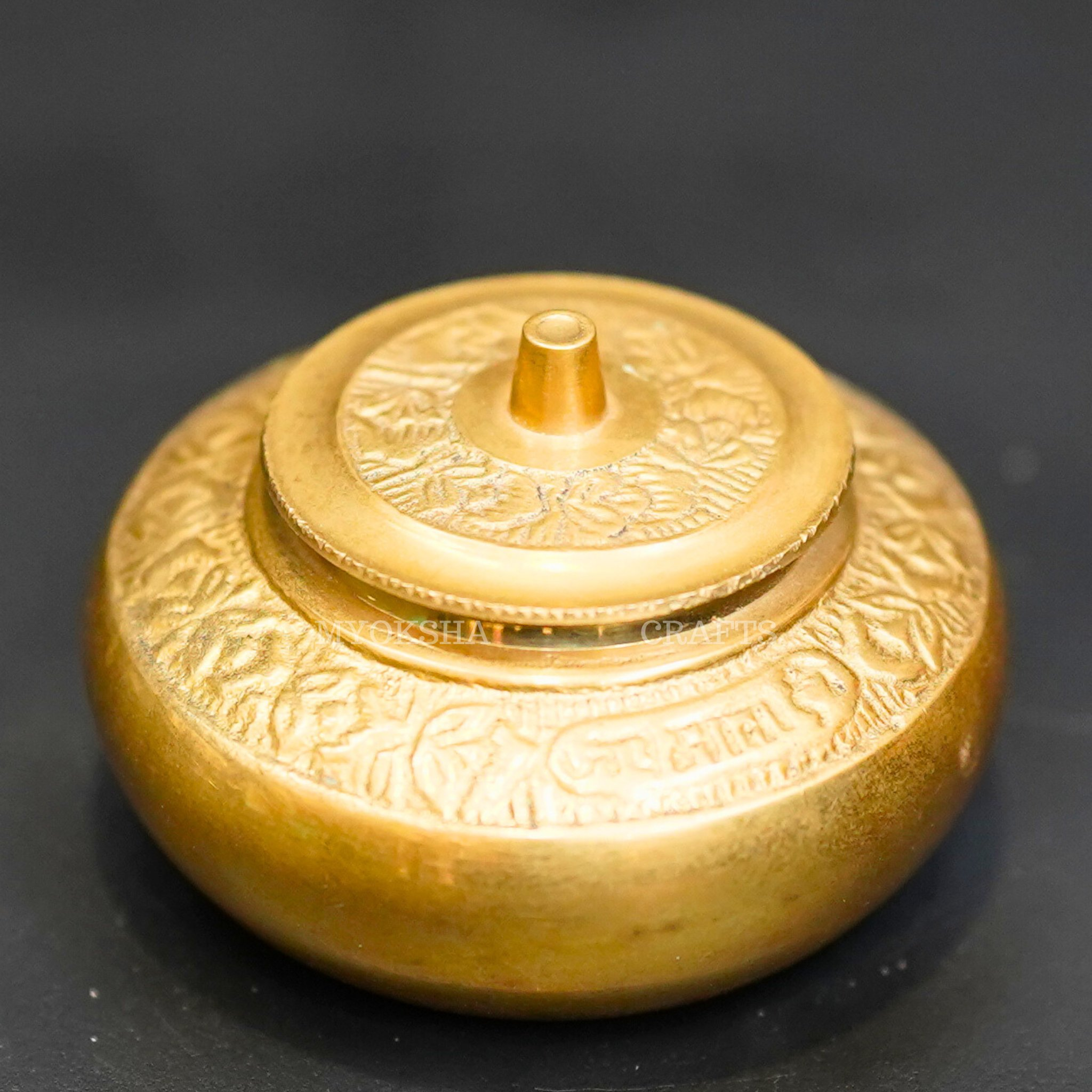 Brass kumkum Box | Grocsy