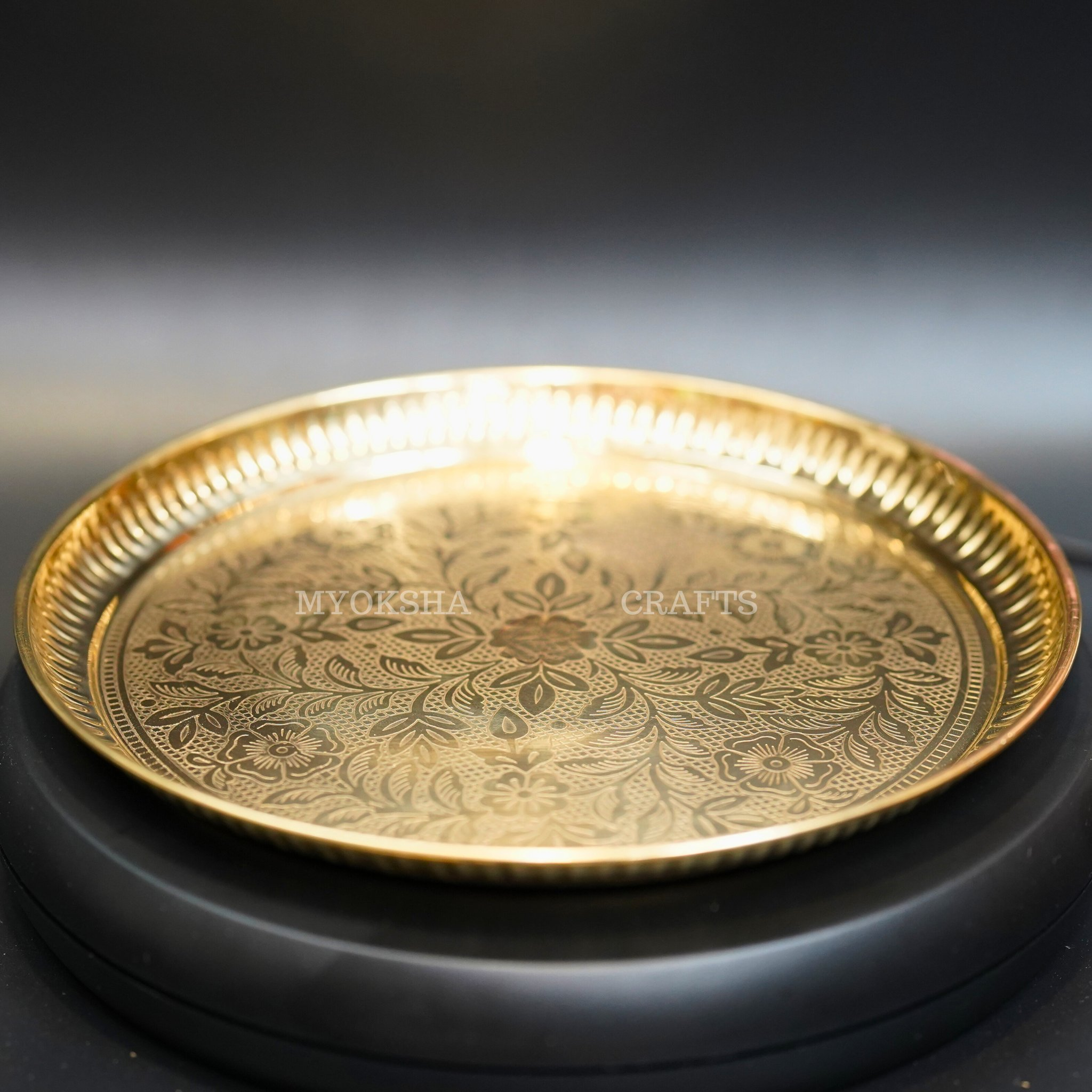 Brass Design Plate | Grocsy