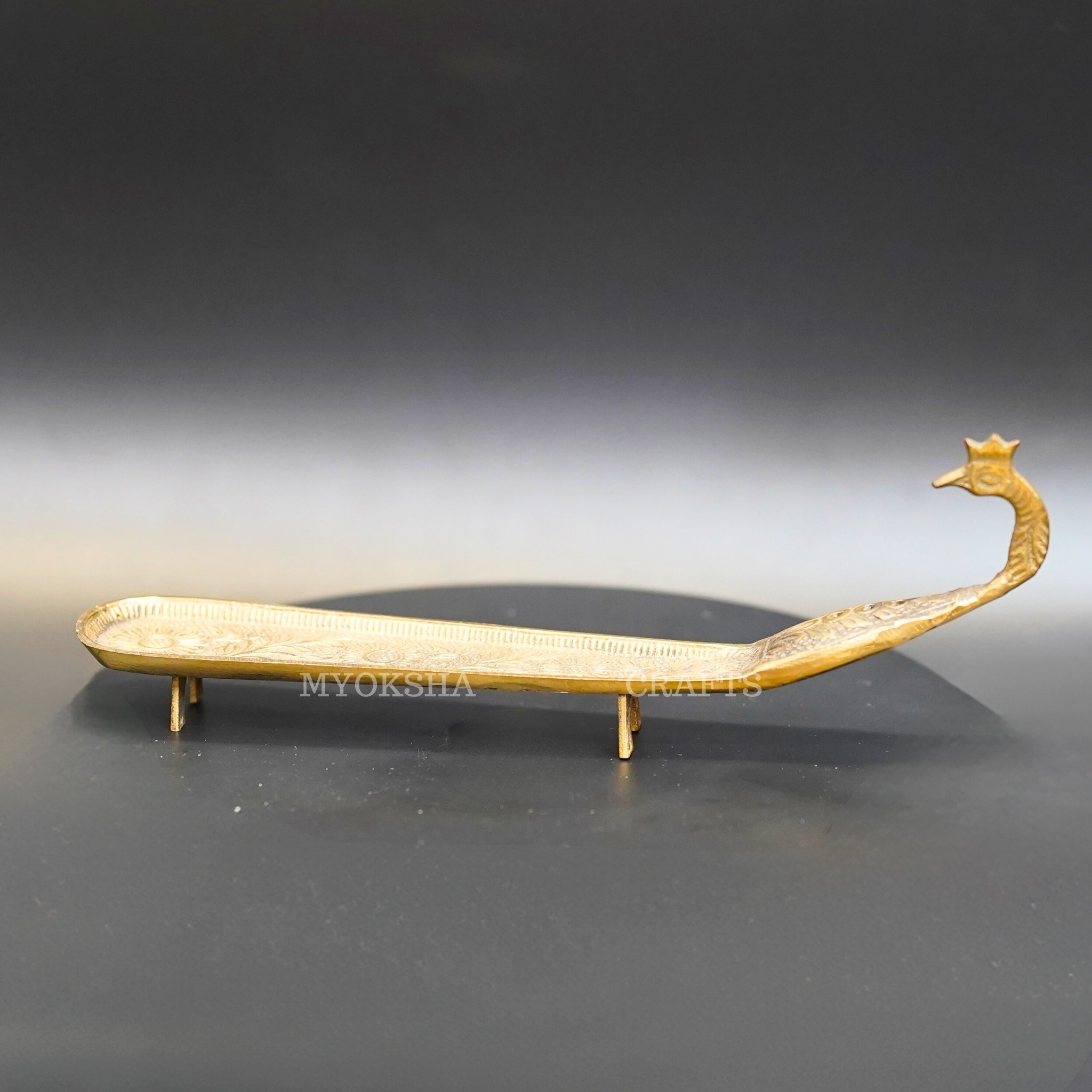 Brass Peacock Agarbatti Holder | Grocsy