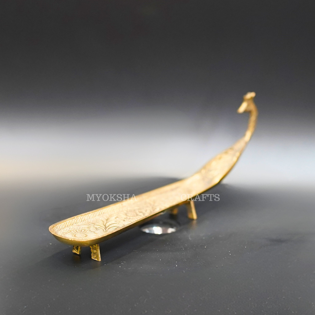 Brass Peacock Agarbatti Holder | Grocsy