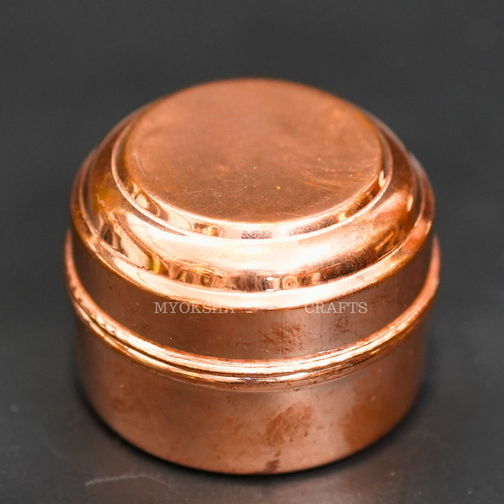 Copper Kumkum Box | Grocsy