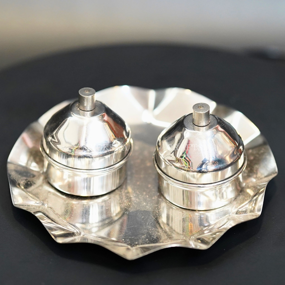 Stainless Steel Haldi Kumkum Holder | Grocsy