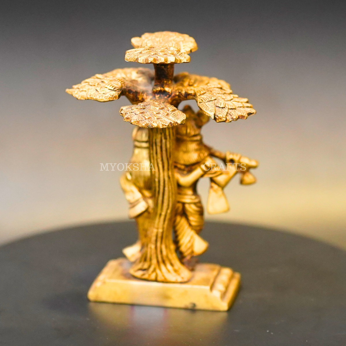 Brass Radha Krishna Idol | Grocsy