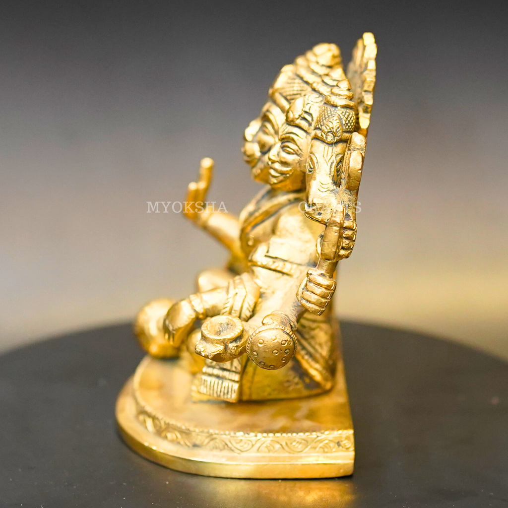 Brass Punchamuki Hanuman | Grocsy