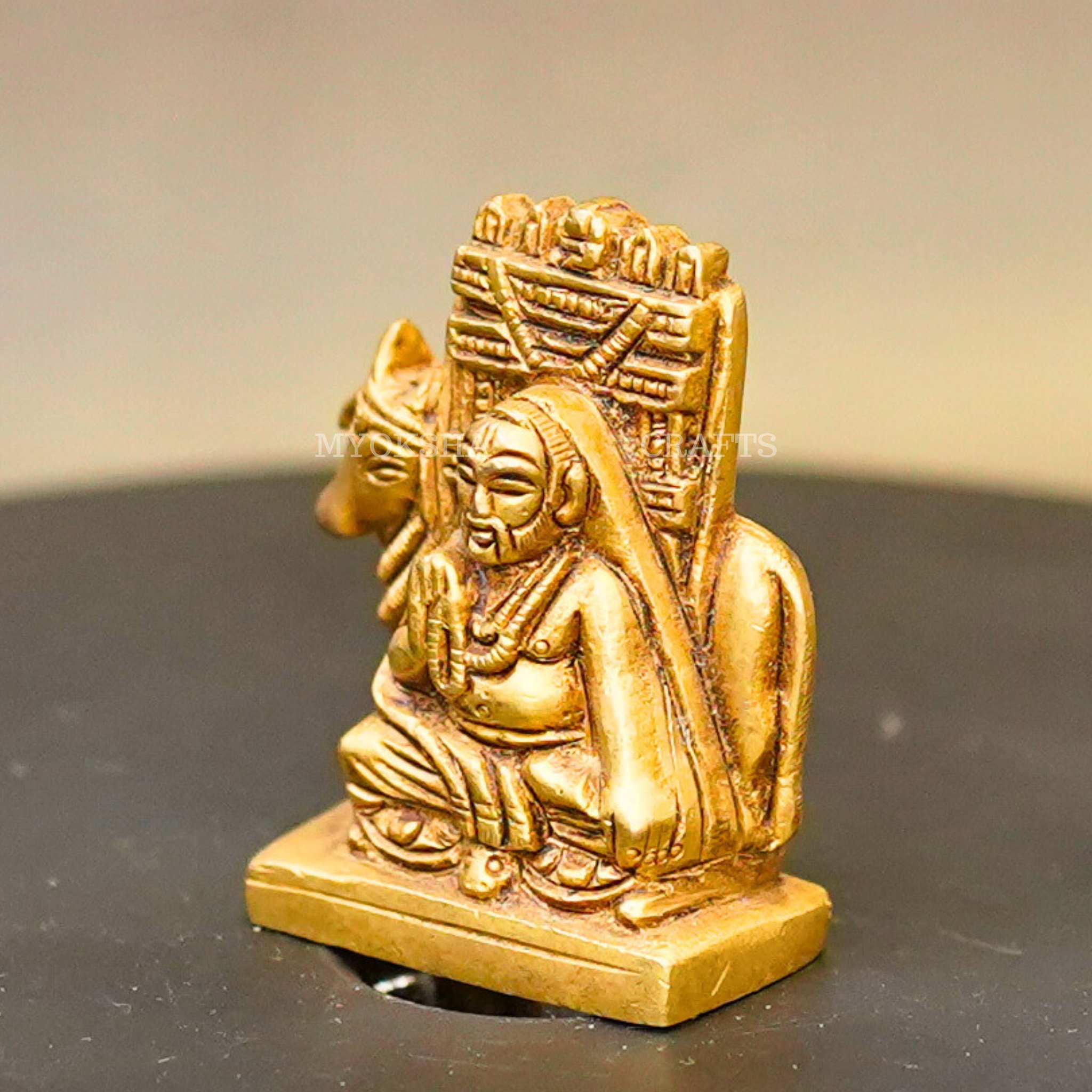 Brass Raghavendra Swamy Idol | Grocsy