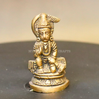 Brass Hanuman Sitting Idol | Grocsy
