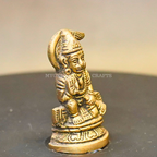 Brass Hanuman Sitting Idol | Grocsy