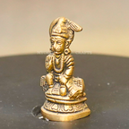Brass Hanuman Sitting Idol | Grocsy