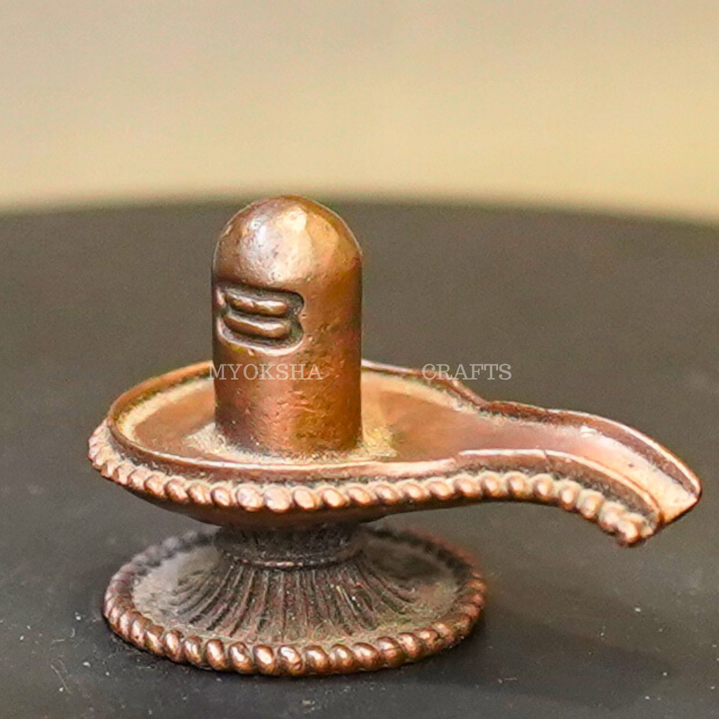 Copper Shiva Linga Idol | Grocsy