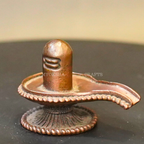 Copper Shiva Linga Idol | Grocsy