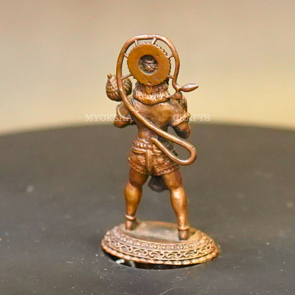 Copper Hanuman Standing Idol | Grocsy